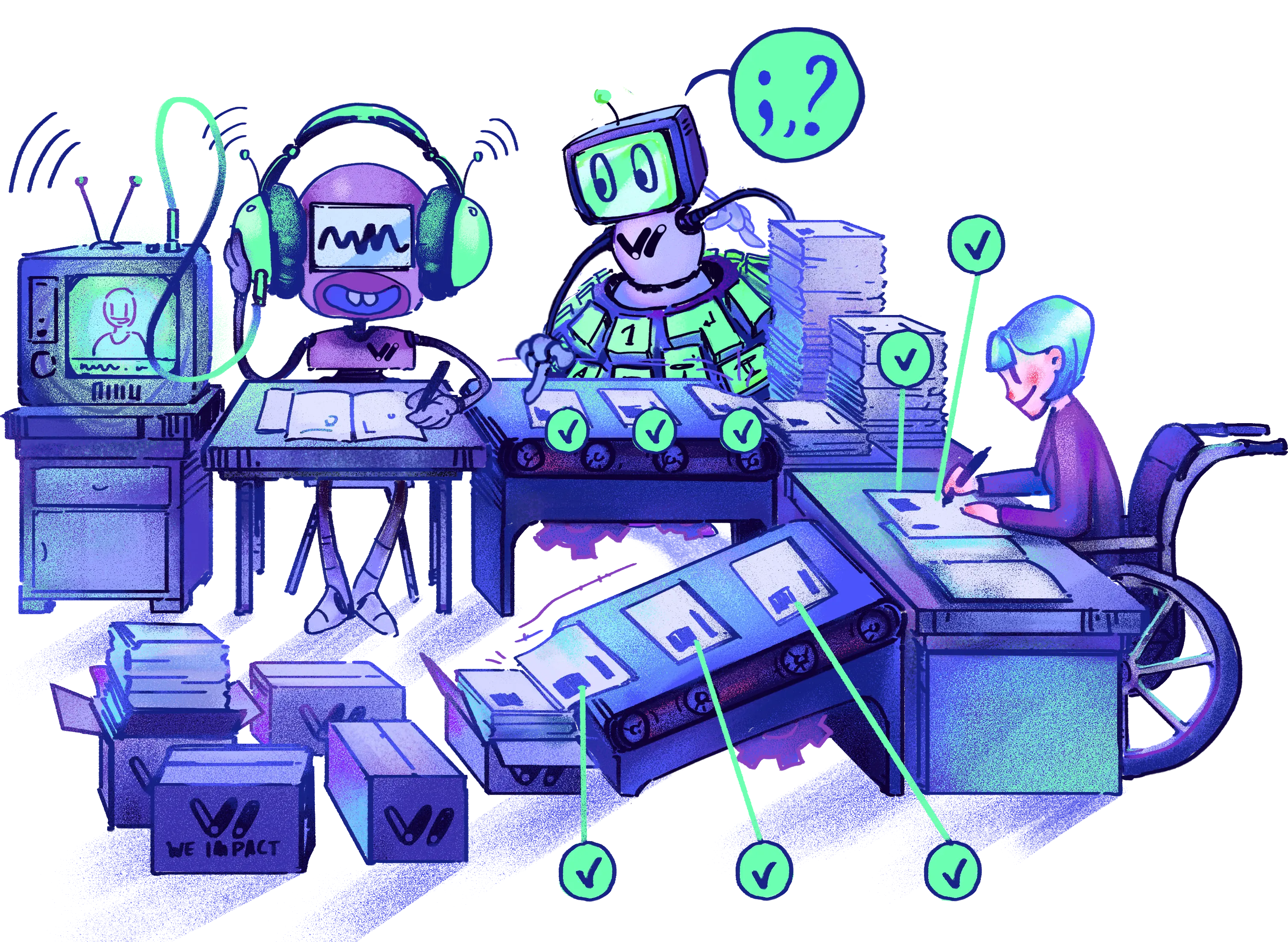 diagram działania stenografu