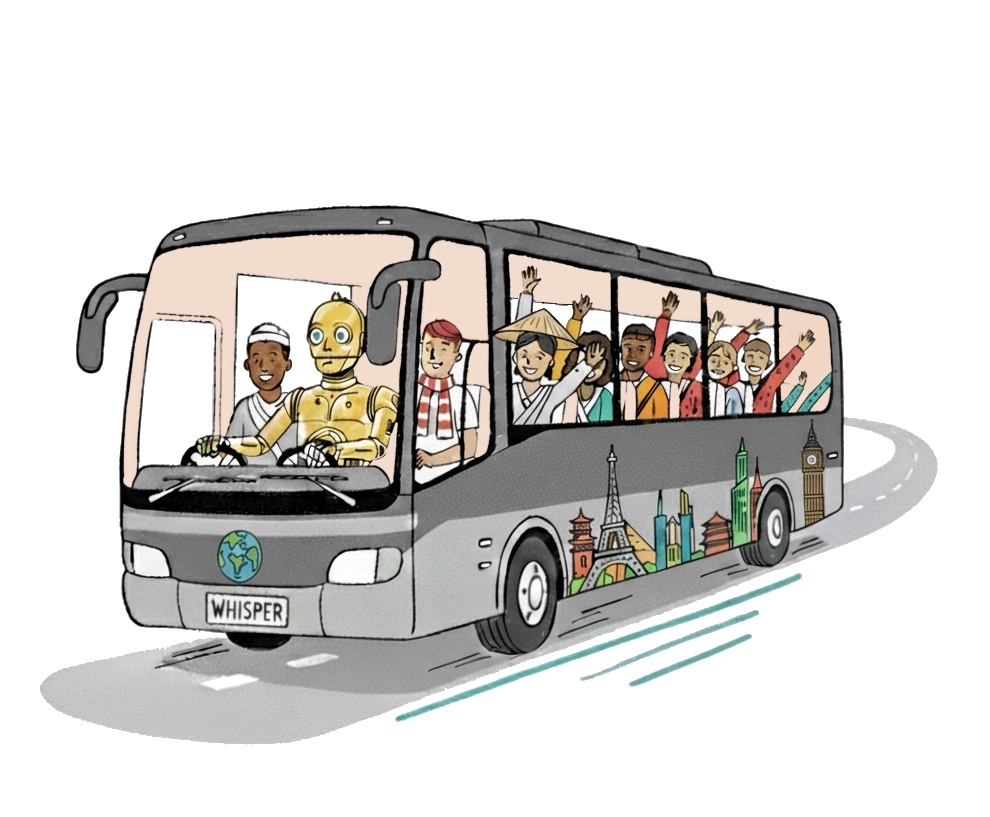  Bardzo dobry model wielojęzykowy, który potrafi obsługiwać transkrypcją ok 100 języków na raz